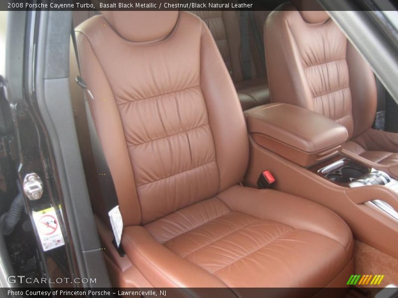  2008 Cayenne Turbo Chestnut/Black Natural Leather Interior