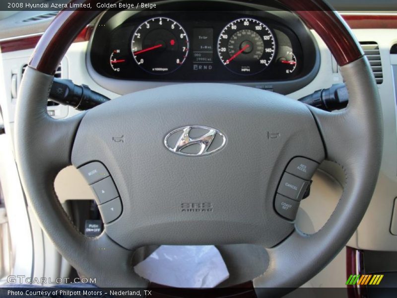 Golden Beige / Beige 2008 Hyundai Azera Limited