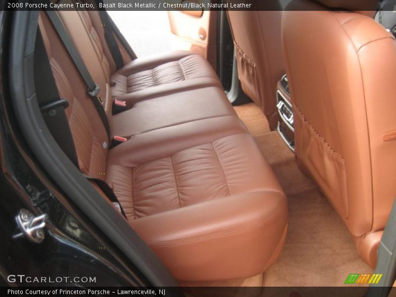  2008 Cayenne Turbo Chestnut/Black Natural Leather Interior