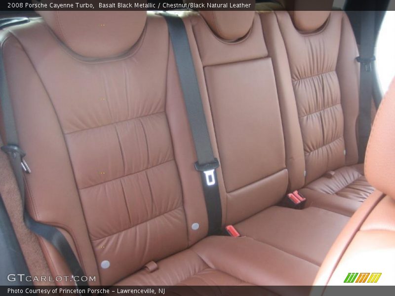  2008 Cayenne Turbo Chestnut/Black Natural Leather Interior