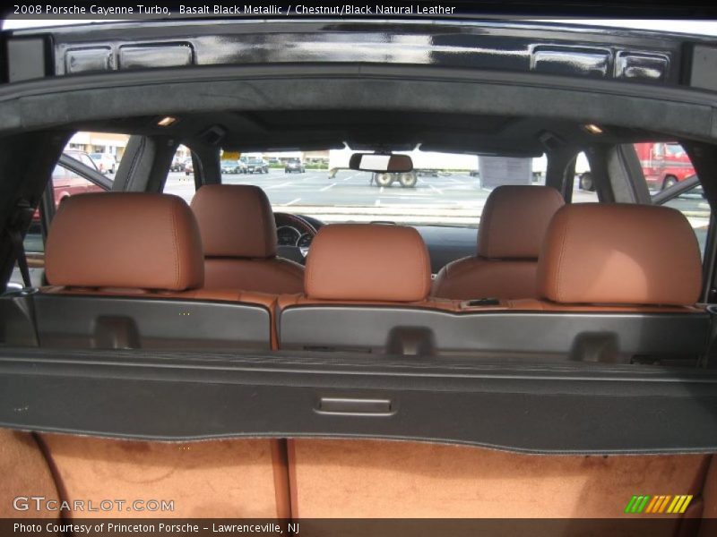  2008 Cayenne Turbo Chestnut/Black Natural Leather Interior