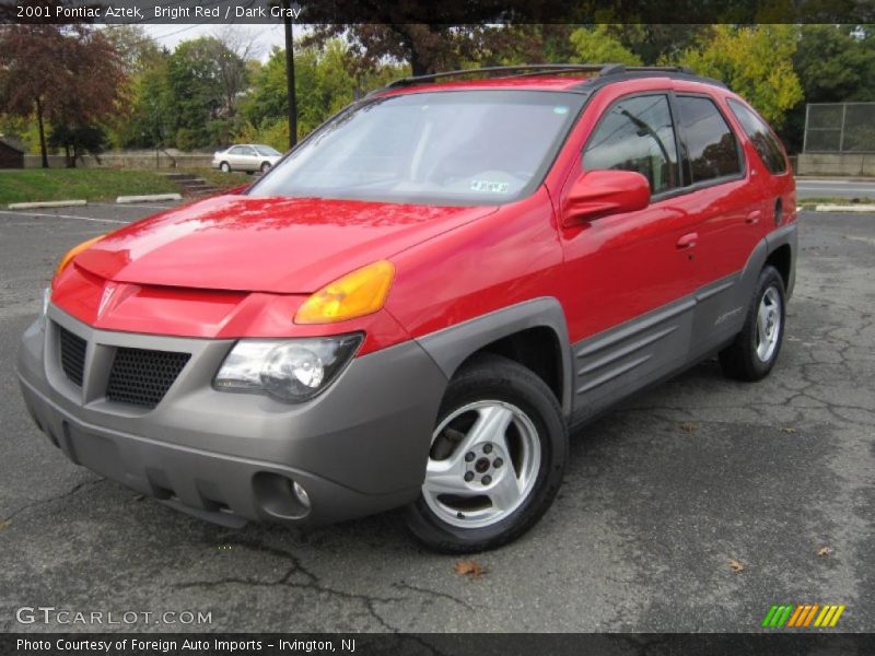 Bright Red / Dark Gray 2001 Pontiac Aztek