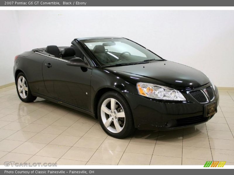 Black / Ebony 2007 Pontiac G6 GT Convertible