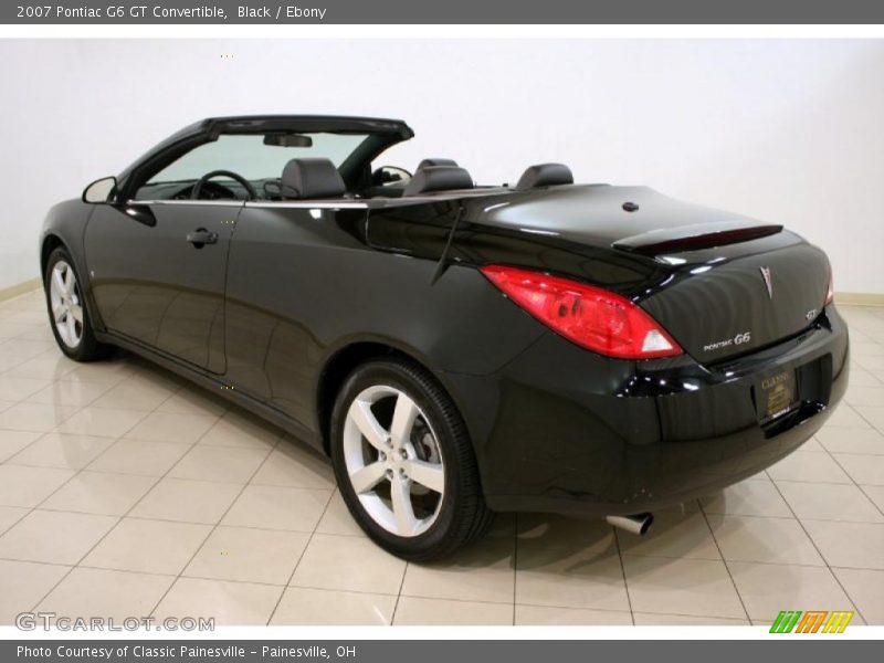 Black / Ebony 2007 Pontiac G6 GT Convertible