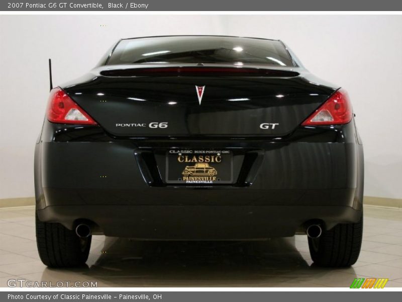 Black / Ebony 2007 Pontiac G6 GT Convertible