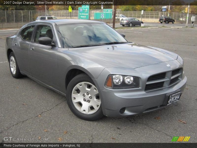 Silver Steel Metallic / Dark Slate Gray/Light Graystone 2007 Dodge Charger