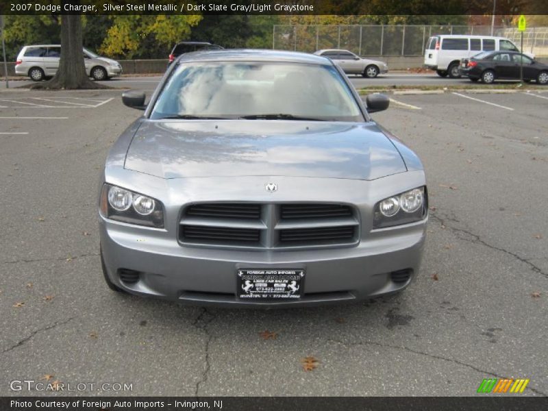 Silver Steel Metallic / Dark Slate Gray/Light Graystone 2007 Dodge Charger