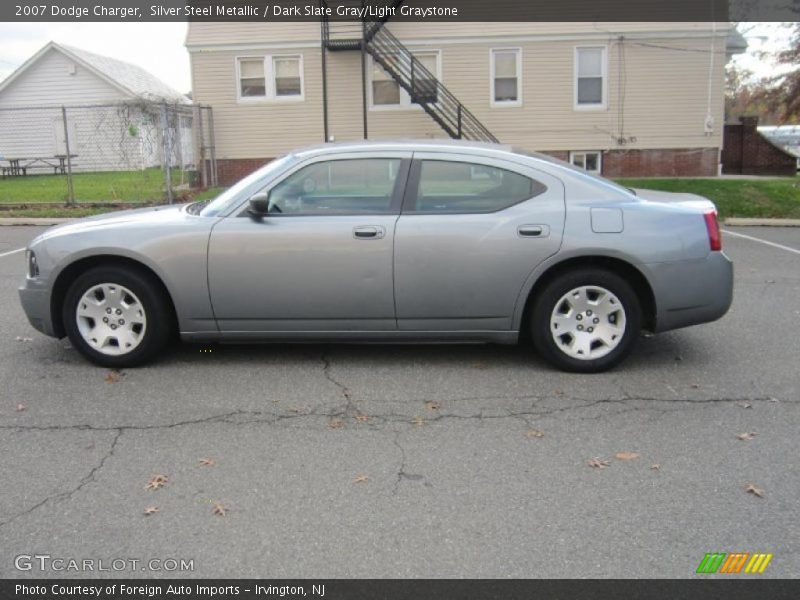 Silver Steel Metallic / Dark Slate Gray/Light Graystone 2007 Dodge Charger