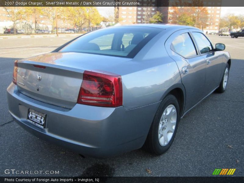 Silver Steel Metallic / Dark Slate Gray/Light Graystone 2007 Dodge Charger