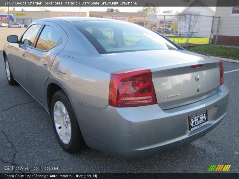 Silver Steel Metallic / Dark Slate Gray/Light Graystone 2007 Dodge Charger