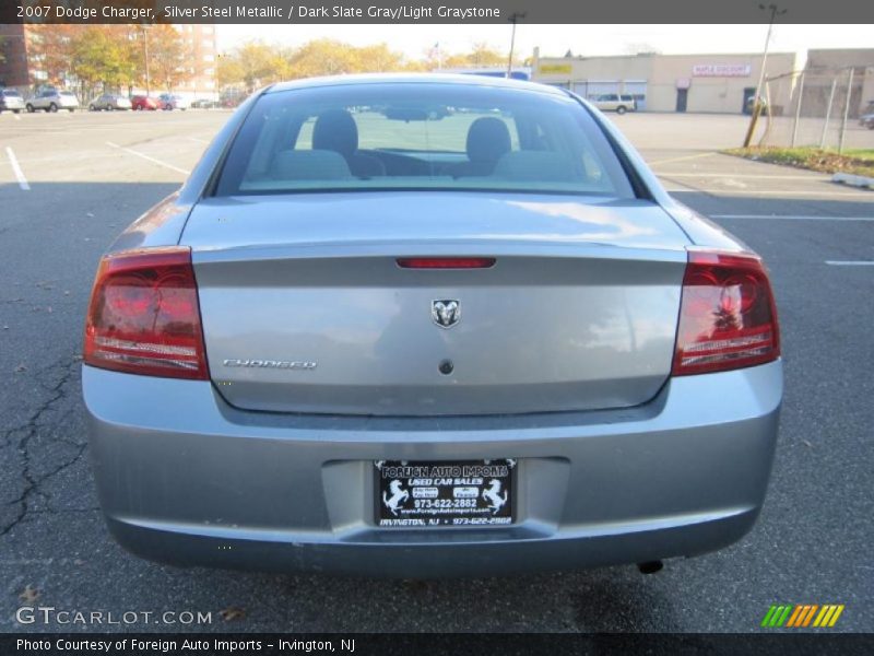Silver Steel Metallic / Dark Slate Gray/Light Graystone 2007 Dodge Charger
