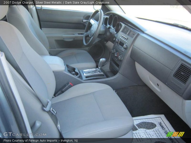 Silver Steel Metallic / Dark Slate Gray/Light Graystone 2007 Dodge Charger
