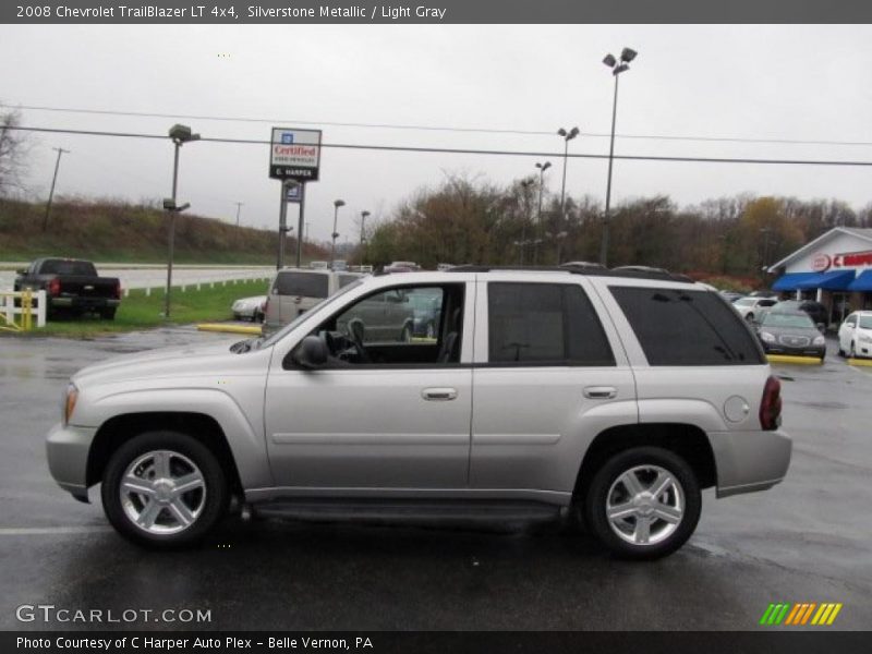 Silverstone Metallic / Light Gray 2008 Chevrolet TrailBlazer LT 4x4