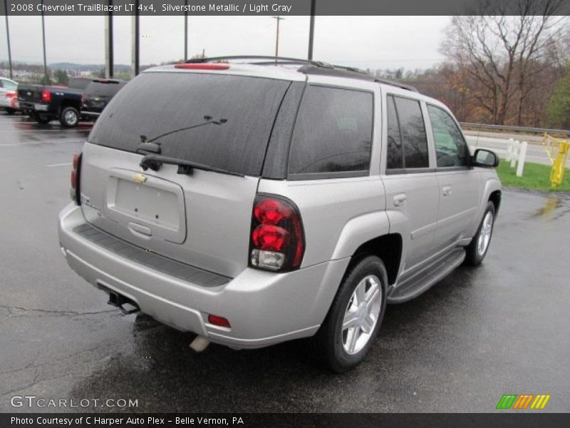 Silverstone Metallic / Light Gray 2008 Chevrolet TrailBlazer LT 4x4