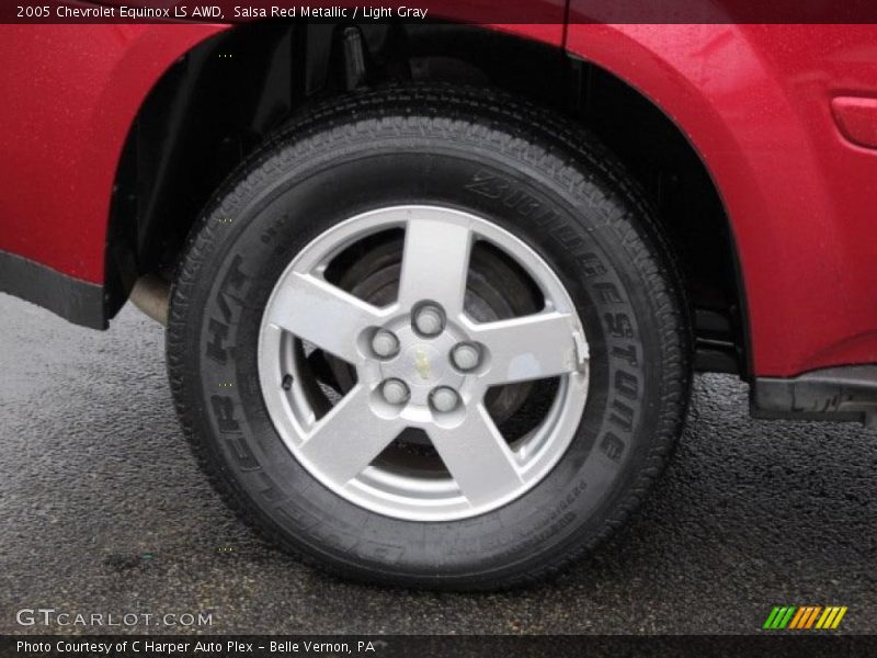 Salsa Red Metallic / Light Gray 2005 Chevrolet Equinox LS AWD