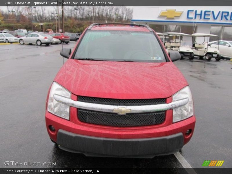 Salsa Red Metallic / Light Gray 2005 Chevrolet Equinox LS AWD