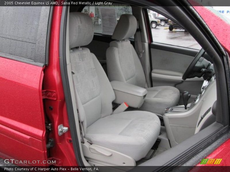 Salsa Red Metallic / Light Gray 2005 Chevrolet Equinox LS AWD