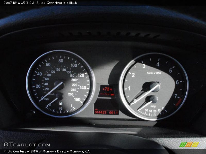 Space Grey Metallic / Black 2007 BMW X5 3.0si