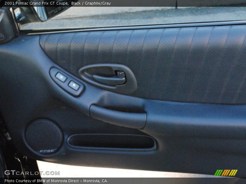 Black / Graphite/Gray 2001 Pontiac Grand Prix GT Coupe