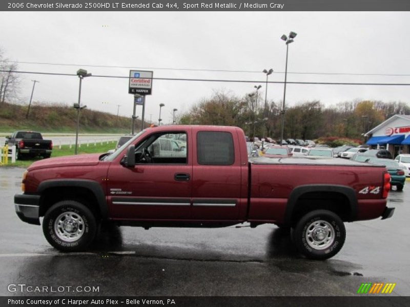 Sport Red Metallic / Medium Gray 2006 Chevrolet Silverado 2500HD LT Extended Cab 4x4