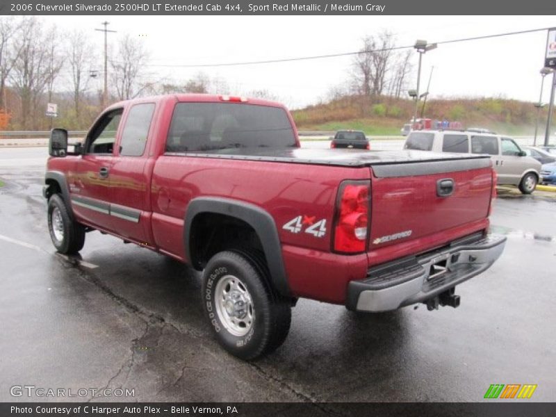 Sport Red Metallic / Medium Gray 2006 Chevrolet Silverado 2500HD LT Extended Cab 4x4