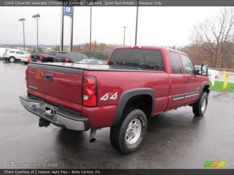 Sport Red Metallic / Medium Gray 2006 Chevrolet Silverado 2500HD LT Extended Cab 4x4