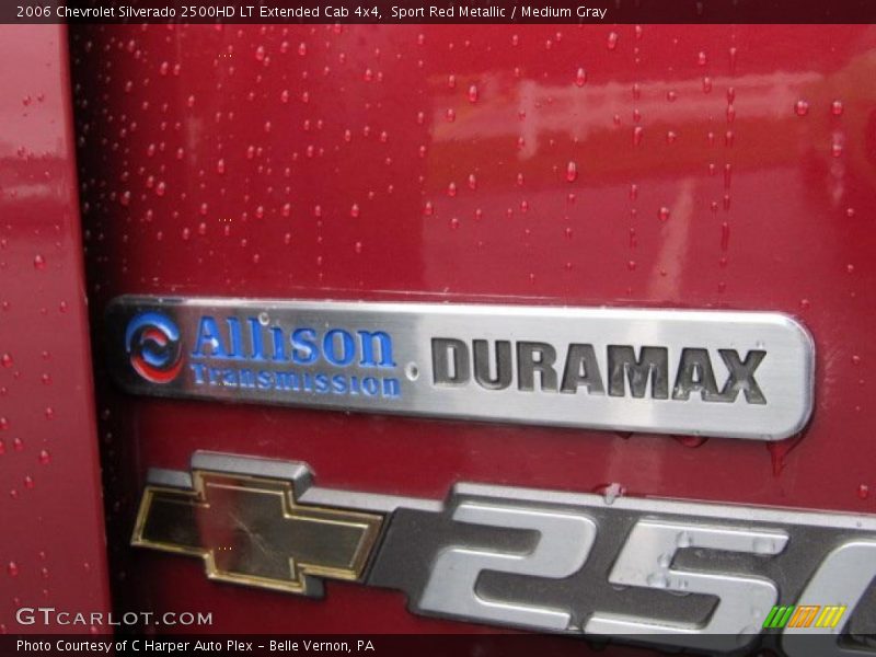 Sport Red Metallic / Medium Gray 2006 Chevrolet Silverado 2500HD LT Extended Cab 4x4