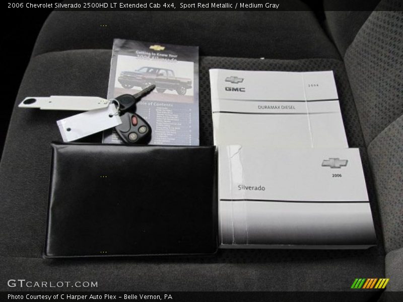 Sport Red Metallic / Medium Gray 2006 Chevrolet Silverado 2500HD LT Extended Cab 4x4