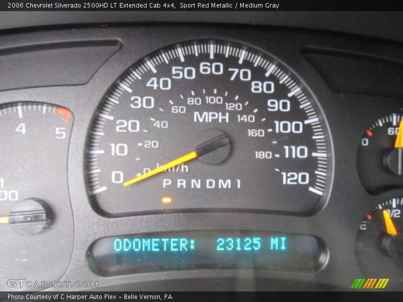Sport Red Metallic / Medium Gray 2006 Chevrolet Silverado 2500HD LT Extended Cab 4x4