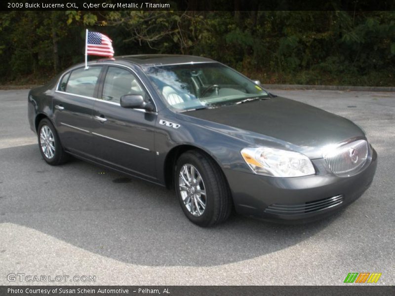 Cyber Gray Metallic / Titanium 2009 Buick Lucerne CXL