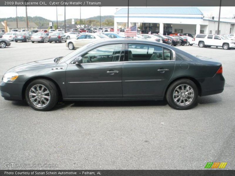 Cyber Gray Metallic / Titanium 2009 Buick Lucerne CXL