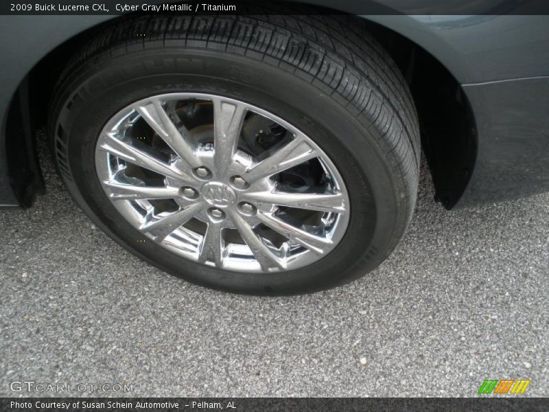 Cyber Gray Metallic / Titanium 2009 Buick Lucerne CXL