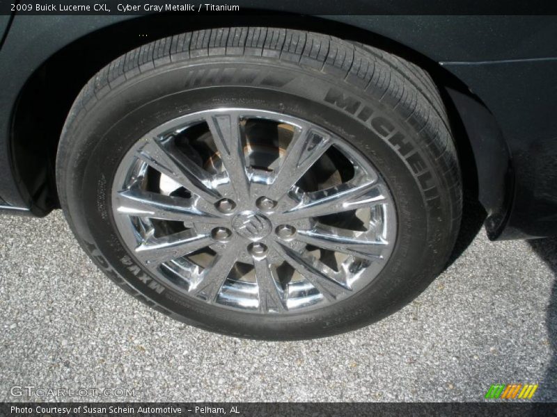 Cyber Gray Metallic / Titanium 2009 Buick Lucerne CXL