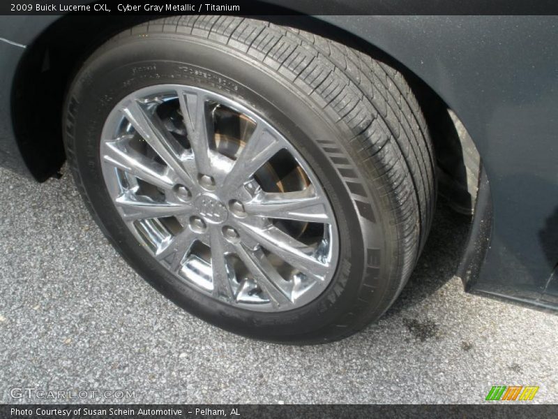 Cyber Gray Metallic / Titanium 2009 Buick Lucerne CXL