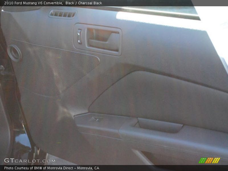 Black / Charcoal Black 2010 Ford Mustang V6 Convertible