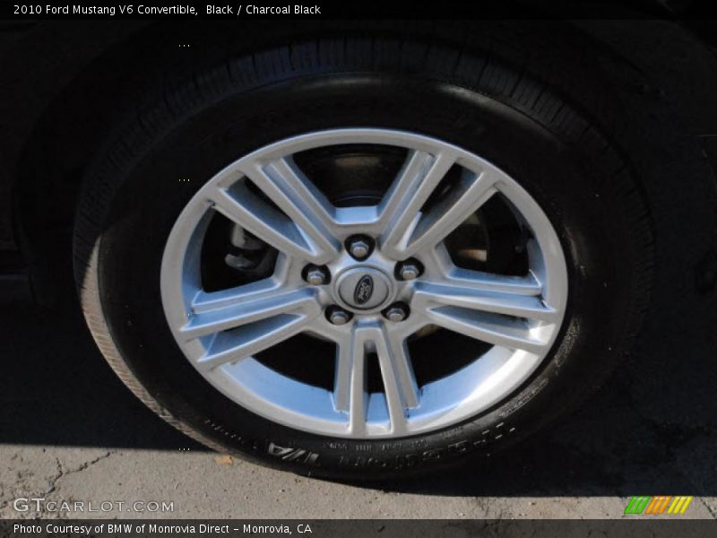 Black / Charcoal Black 2010 Ford Mustang V6 Convertible