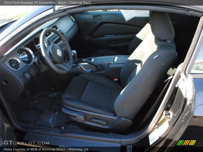 Black / Charcoal Black 2010 Ford Mustang V6 Convertible