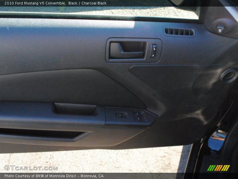 Black / Charcoal Black 2010 Ford Mustang V6 Convertible