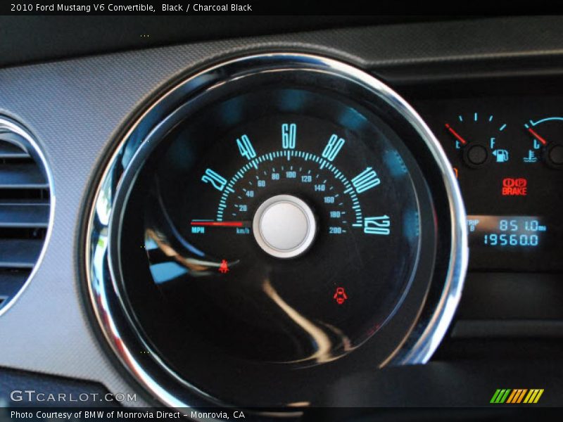 Black / Charcoal Black 2010 Ford Mustang V6 Convertible