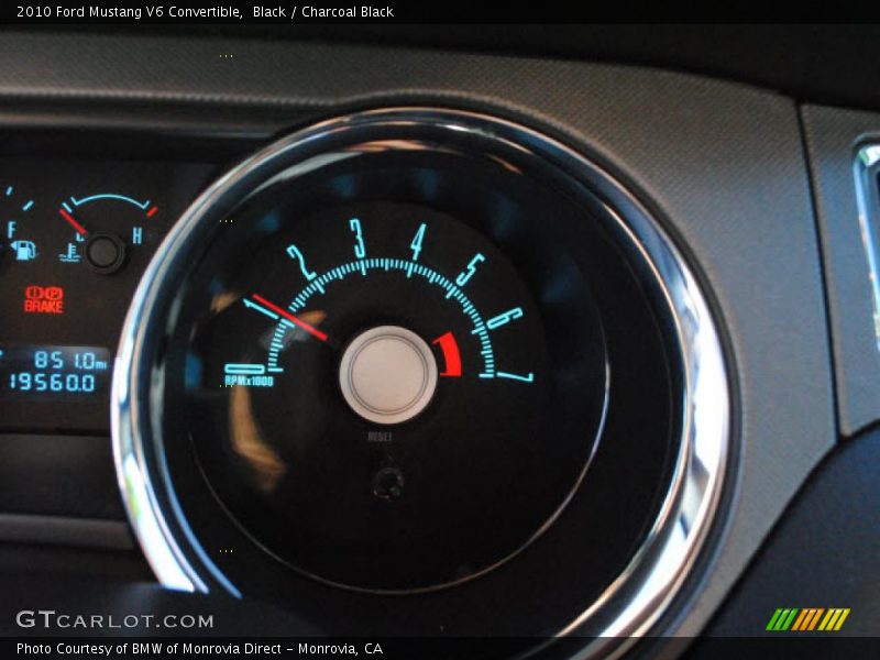 Black / Charcoal Black 2010 Ford Mustang V6 Convertible