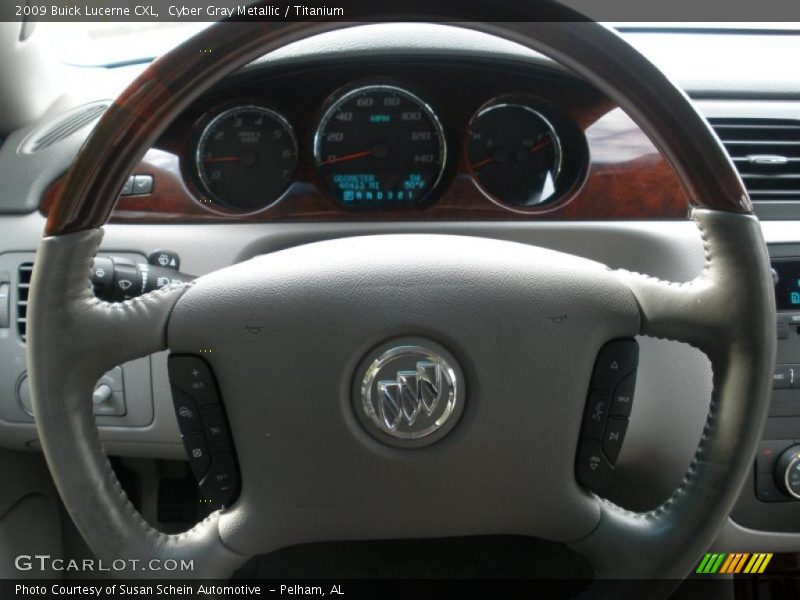 Cyber Gray Metallic / Titanium 2009 Buick Lucerne CXL
