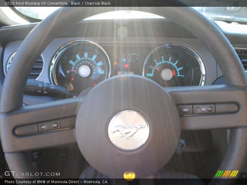 Black / Charcoal Black 2010 Ford Mustang V6 Convertible