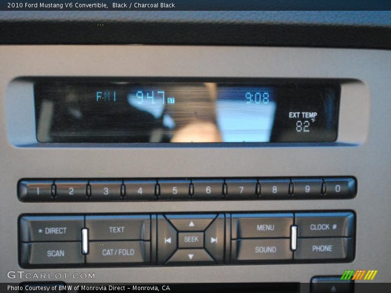 Black / Charcoal Black 2010 Ford Mustang V6 Convertible