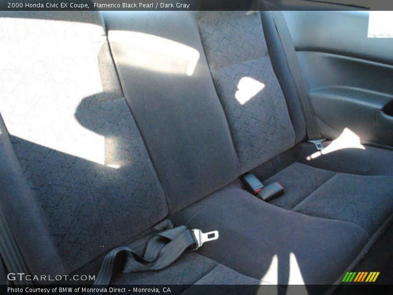 Flamenco Black Pearl / Dark Gray 2000 Honda Civic EX Coupe