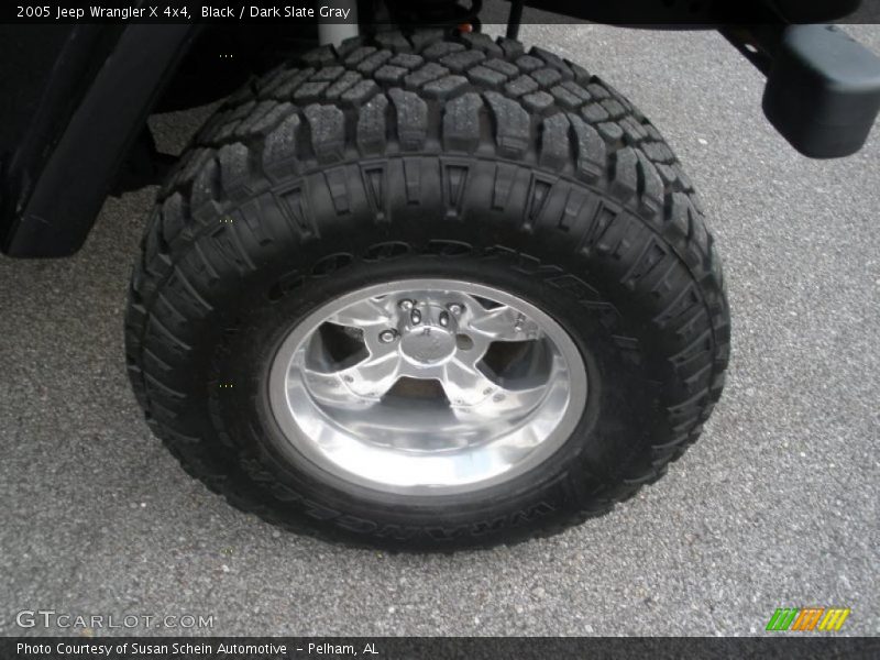 Custom Wheels of 2005 Wrangler X 4x4