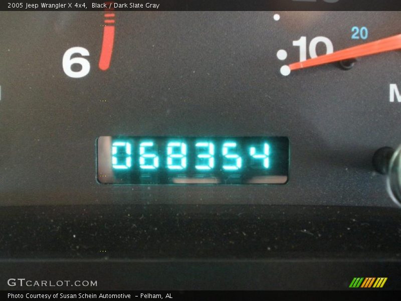 Black / Dark Slate Gray 2005 Jeep Wrangler X 4x4