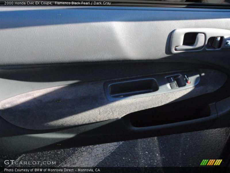 Flamenco Black Pearl / Dark Gray 2000 Honda Civic EX Coupe