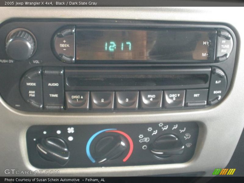 Black / Dark Slate Gray 2005 Jeep Wrangler X 4x4