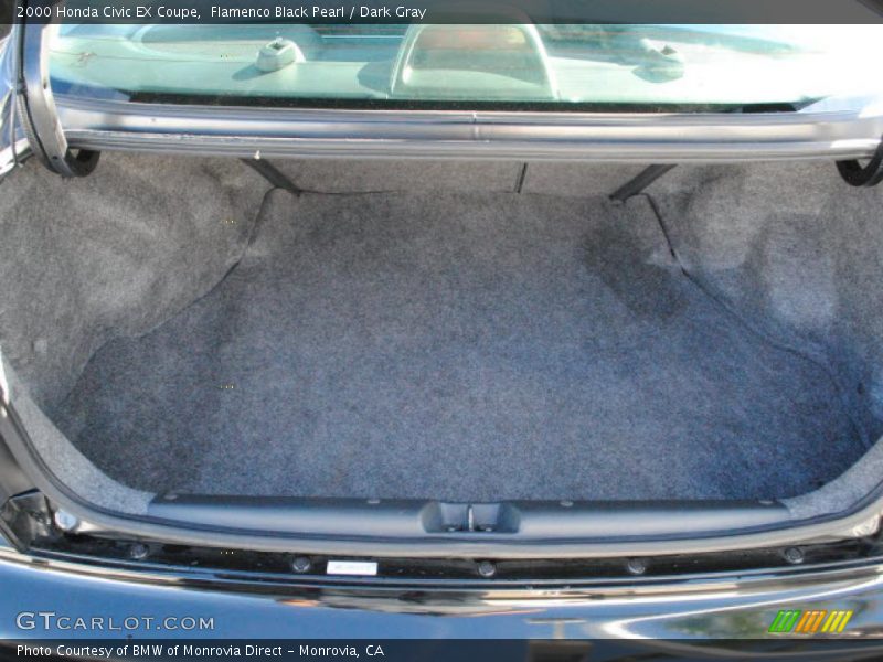 Flamenco Black Pearl / Dark Gray 2000 Honda Civic EX Coupe