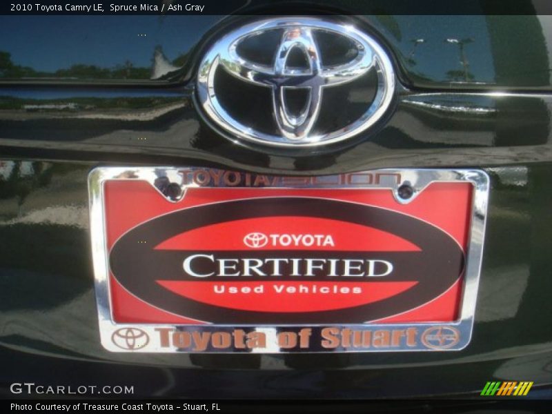 Spruce Mica / Ash Gray 2010 Toyota Camry LE